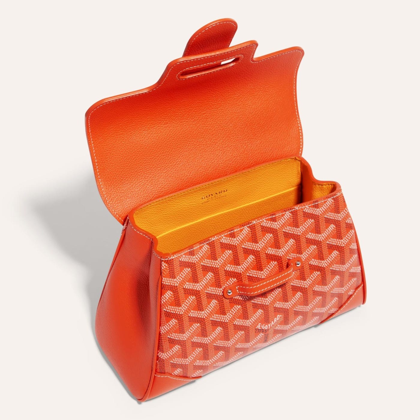 Goyard Saigon Souple Mini Bag Orange - Image 5